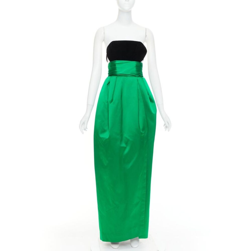 Alexandre Vauthier Velvet Green Gown